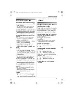 Предварительный просмотр 19 страницы Panasonic KX-TG7103NE Operating Instructions Manual