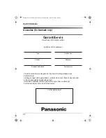 Предварительный просмотр 28 страницы Panasonic KX-TG7103NE Operating Instructions Manual