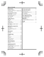 Preview for 2 page of Panasonic KX-TG7122SK Operating Instructions Manual