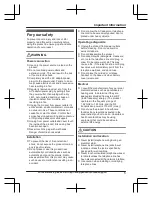 Preview for 5 page of Panasonic KX-TG7122SK Operating Instructions Manual