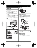 Preview for 9 page of Panasonic KX-TG7122SK Operating Instructions Manual