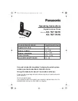 Panasonic KX-TG7150FX Operating Instructions Manual предпросмотр