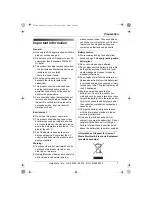 Предварительный просмотр 7 страницы Panasonic KX-TG7160E Operating Instructions Manual