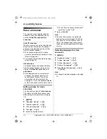 Предварительный просмотр 14 страницы Panasonic KX-TG7160E Operating Instructions Manual