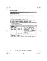 Предварительный просмотр 22 страницы Panasonic KX-TG7160E Operating Instructions Manual