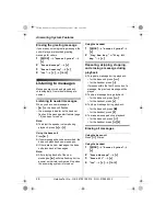 Предварительный просмотр 26 страницы Panasonic KX-TG7160E Operating Instructions Manual