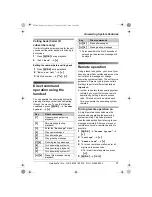 Предварительный просмотр 27 страницы Panasonic KX-TG7160E Operating Instructions Manual