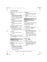 Предварительный просмотр 32 страницы Panasonic KX-TG7160E Operating Instructions Manual