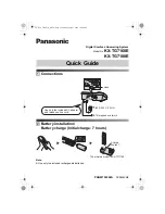 Предварительный просмотр 1 страницы Panasonic KX-TG7180E Quick Manual