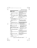 Предварительный просмотр 15 страницы Panasonic KX-TG7200E Operating Instructions Manual