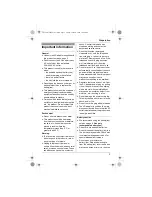 Предварительный просмотр 5 страницы Panasonic KX-TG7200FX Operating Instructions Manual