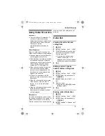 Предварительный просмотр 21 страницы Panasonic KX-TG7200FX Operating Instructions Manual