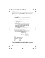 Предварительный просмотр 46 страницы Panasonic KX-TG7200FX Operating Instructions Manual