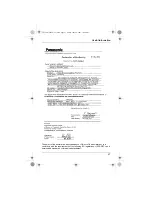 Предварительный просмотр 47 страницы Panasonic KX-TG7200FX Operating Instructions Manual