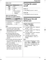 Preview for 11 page of Panasonic KX-TG7200HK Operating Instructions Manual