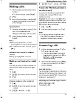 Preview for 13 page of Panasonic KX-TG7200HK Operating Instructions Manual