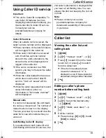 Preview for 19 page of Panasonic KX-TG7200HK Operating Instructions Manual