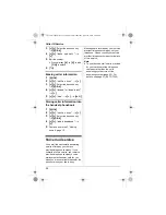 Предварительный просмотр 22 страницы Panasonic KX-TG7200TW Operating Instructions Manual