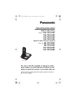 Panasonic KX-TG7210E Operating Instructions Manual preview