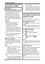 Preview for 30 page of Panasonic KX-TG7301 Operating Instructions Manual