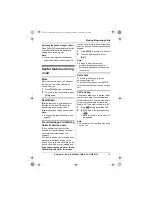 Preview for 19 page of Panasonic KX-TG7301E Operating Instructions Manual