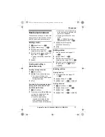 Preview for 21 page of Panasonic KX-TG7301E Operating Instructions Manual