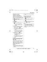 Preview for 27 page of Panasonic KX-TG7301E Operating Instructions Manual