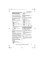 Preview for 31 page of Panasonic KX-TG7301E Operating Instructions Manual