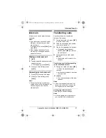 Preview for 37 page of Panasonic KX-TG7301E Operating Instructions Manual