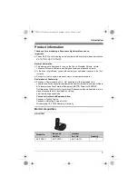 Предварительный просмотр 3 страницы Panasonic KX-TG7331FX Operating Instructions Manual