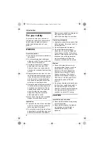 Предварительный просмотр 6 страницы Panasonic KX-TG7331FX Operating Instructions Manual