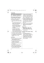 Предварительный просмотр 8 страницы Panasonic KX-TG7331FX Operating Instructions Manual