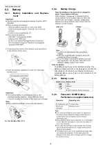 Preview for 18 page of Panasonic KX-TG7341BXM Service Manual