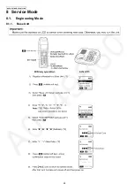 Preview for 26 page of Panasonic KX-TG7341BXM Service Manual