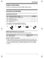 Preview for 3 page of Panasonic KX-TG7341NZ Operating Instructions Manual