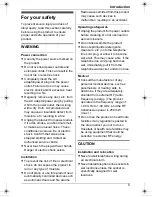 Preview for 5 page of Panasonic KX-TG7341NZ Operating Instructions Manual