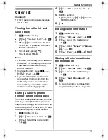 Preview for 29 page of Panasonic KX-TG7341NZ Operating Instructions Manual