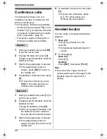 Preview for 40 page of Panasonic KX-TG7341NZ Operating Instructions Manual