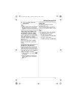 Предварительный просмотр 17 страницы Panasonic KX-TG7412C Operating Instructions Manual