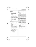 Предварительный просмотр 19 страницы Panasonic KX-TG7412C Operating Instructions Manual