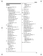 Предварительный просмотр 59 страницы Panasonic KX-TG7431B Operating Instructions Manual