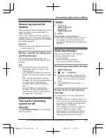 Preview for 51 page of Panasonic Kx Tg744 Operating Instructions Manual