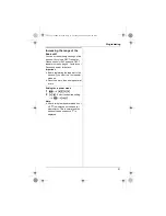 Предварительный просмотр 31 страницы Panasonic KX-TG7511BX Operating Instructions Manual