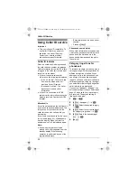 Предварительный просмотр 32 страницы Panasonic KX-TG7511BX Operating Instructions Manual