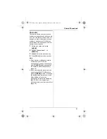 Preview for 21 page of Panasonic KX-TG7513C Operating Instructions Manual