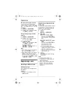 Preview for 30 page of Panasonic KX-TG7513C Operating Instructions Manual