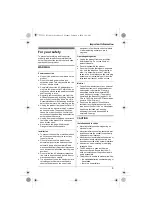 Предварительный просмотр 5 страницы Panasonic KX-TG7522AL Operating Instructions Manual