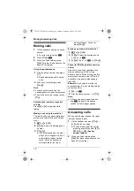 Предварительный просмотр 16 страницы Panasonic KX-TG7522AL Operating Instructions Manual