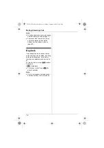 Предварительный просмотр 18 страницы Panasonic KX-TG7522AL Operating Instructions Manual