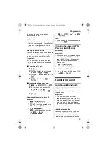 Предварительный просмотр 29 страницы Panasonic KX-TG7522AL Operating Instructions Manual